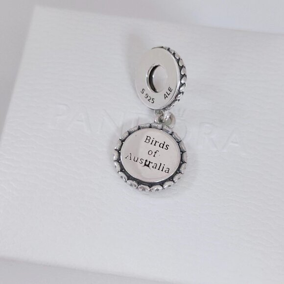 Pandora Birds of Australia Hanging Charm Dangle Pendant Bracelet Charm with box - Picture 4 of 7